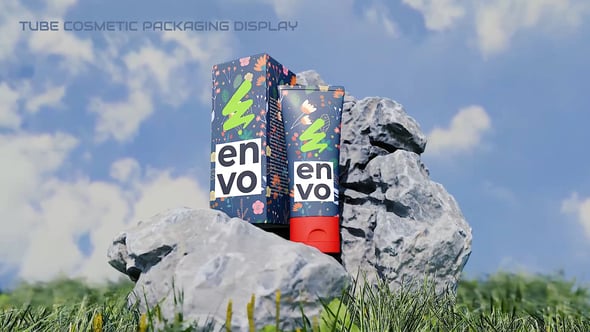 Videohive Tube Cosmetic Packaging Display