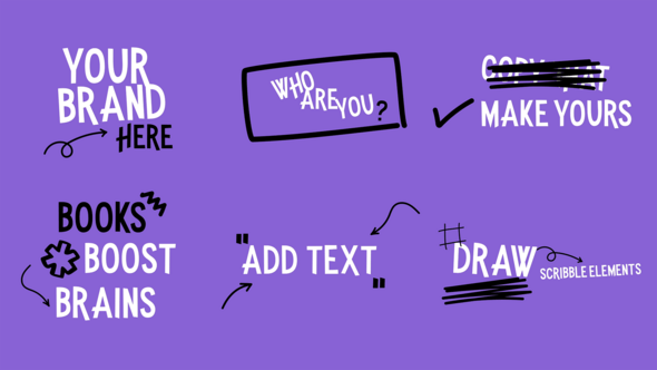 Videohive Scribble Titles | AE