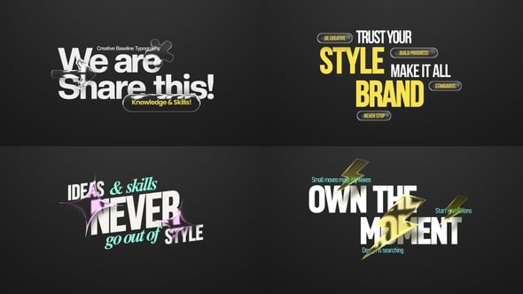 Videohive Glass Box Titles