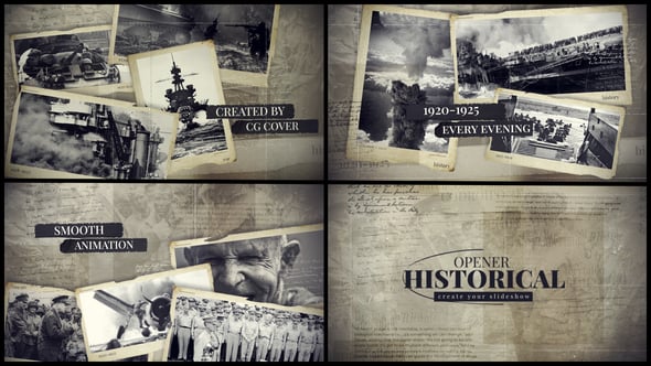 Videohive History Opener 60021387