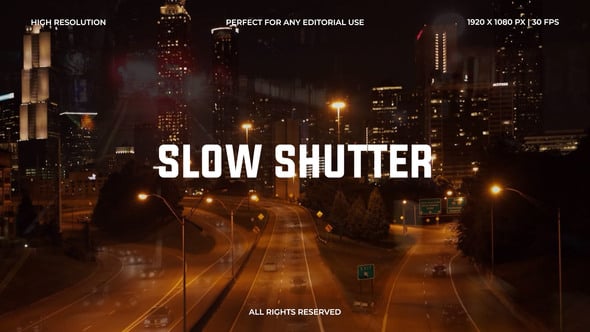 Videohive Slow Shutter Transitions