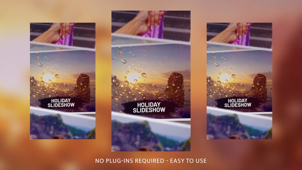 Videohive Vertical Holiday Slideshow