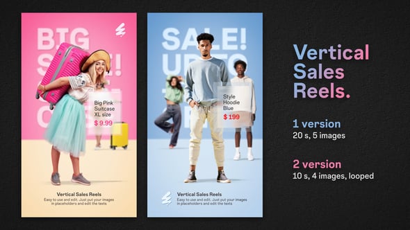 Videohive Vertical Sales Reels