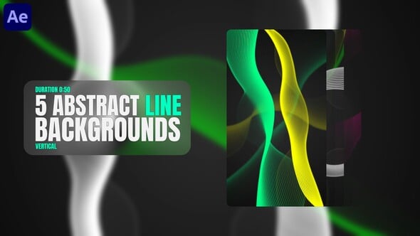 Videohive Abstract Line Backgrounds