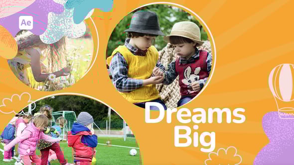 Videohive Fun Kids Slideshow for After Effects