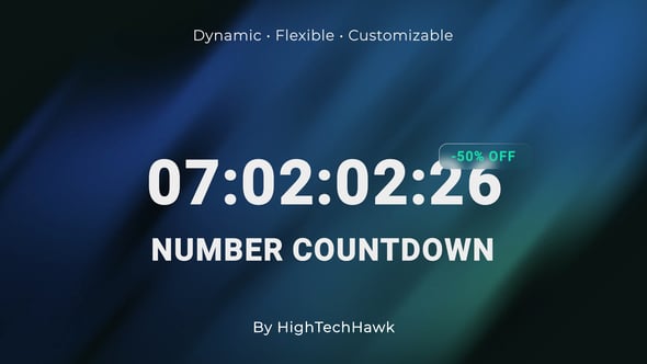 Videohive Versatile Number Countdown