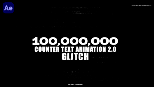 Videohive Counter Text Animation 2.0