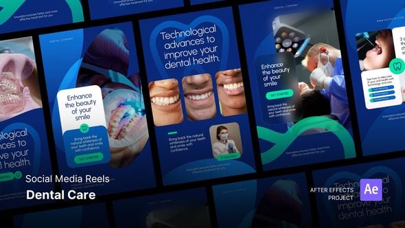 Videohive Reels – Dental Care After Effects Project Files