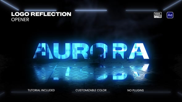 Videohive Logo & Text Reflection Opener