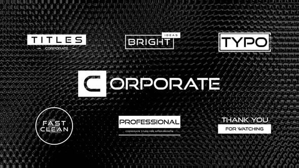 Videohive Corporate Titles 59652491