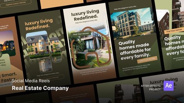 Videohive Reels – Real Estate Company After Effects Project Files