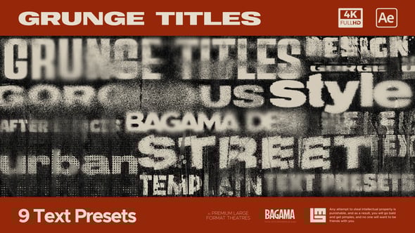 Videohive Grunge Titles 58739928