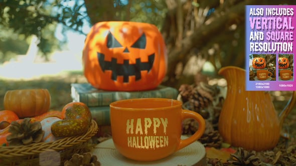 Videohive Halloween Autumn Tea