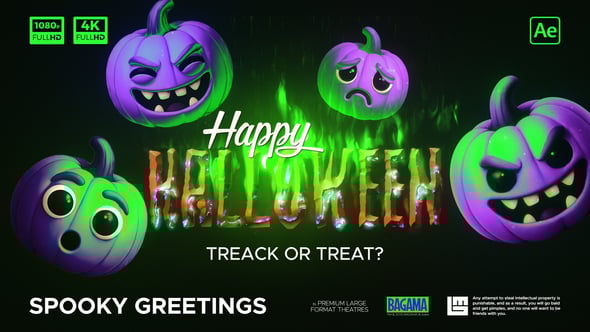 Videohive Halloween Greetings 60139186