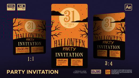 Videohive Halloween Invitation 60094106