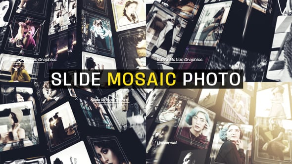 Videohive Slide Mosaic Photo