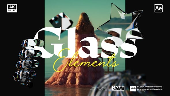 Videohive Looped Glass Elements