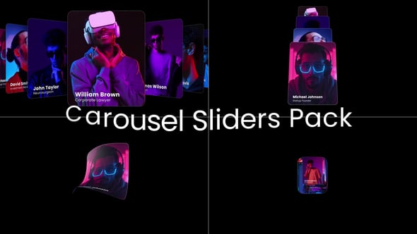 Videohive Carousel Slides Animation Pack