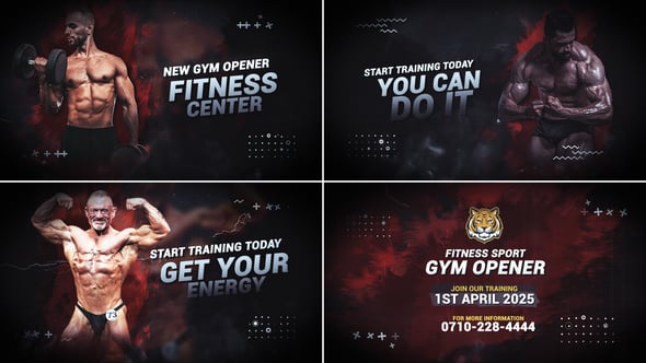 Videohive Fitness Sport Gym Promo // Fitness Sports Opener