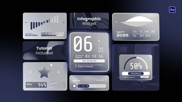 Videohive Infographic Widgets 59979121