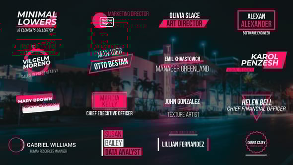 Videohive Pushka’s Lower Thirds