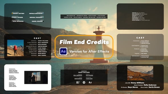 Videohive Film End Credits