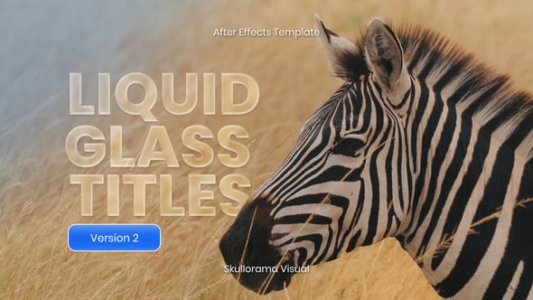 Videohive Liquid Glass Titles V2