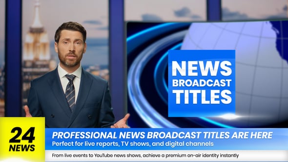 Videohive News Broadcast Titles