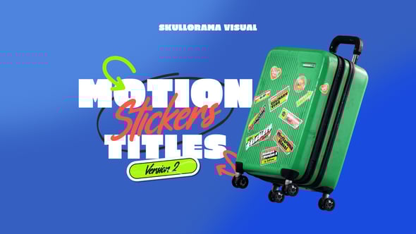 Videohive Motion Stickers Titles V2