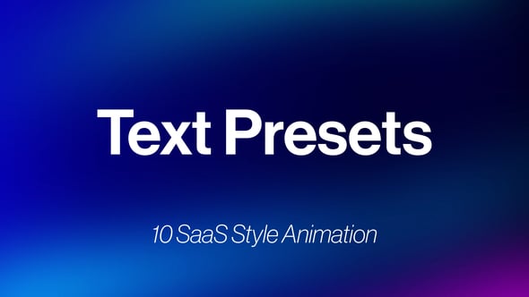 Videohive Text Presets 60097637