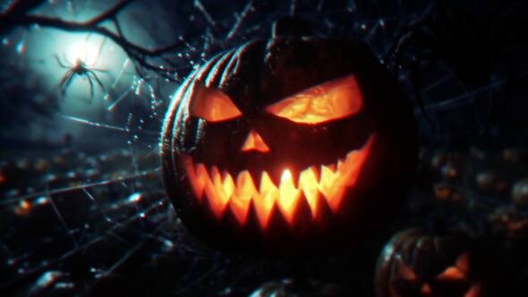 Videohive Pumpkin Graveyard Unveil