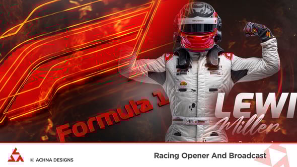 Videohive Racing Opener And Broadcast