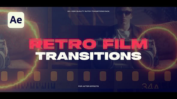 Videohive Retro Film Transitions 58952341