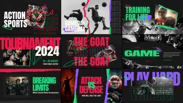 Videohive Sport Typography