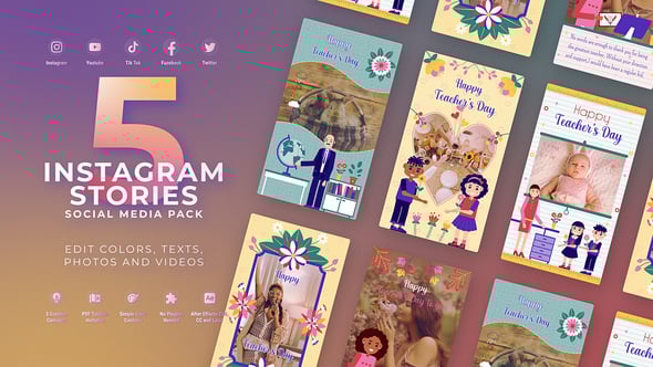 Videohive Teachers Day Vertical
