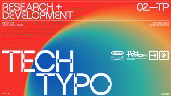 Videohive Tech Typography