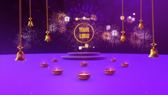 Videohive Happy Diwali Intro