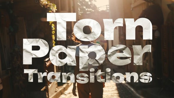 Videohive Torn Paper Transitions 59710274