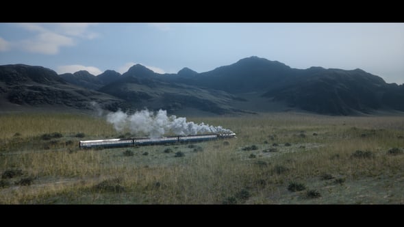 Videohive Train Logo Reveal