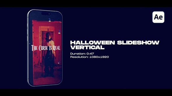 Videohive Vertical Halloween Slideshow