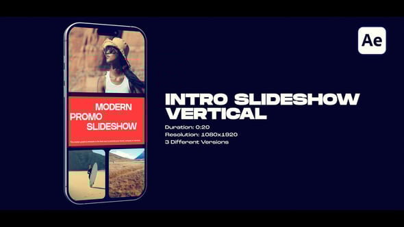 Videohive Vertical Multiscreen Slideshow