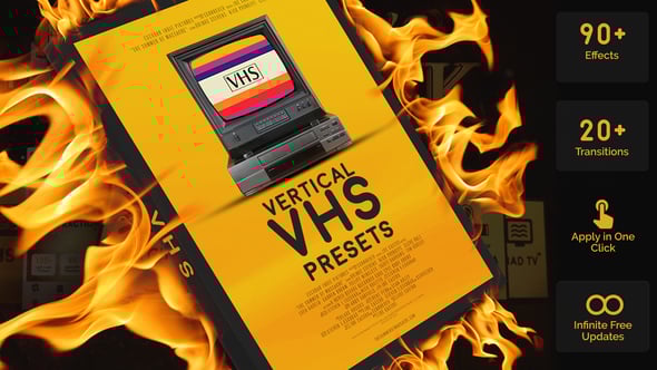 Videohive Vertical VHS Presets Pack