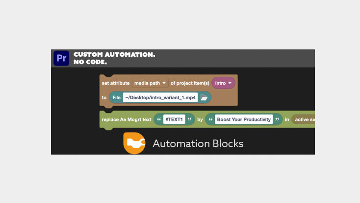 Aescripts Automation Blocks for Premiere Pro v1.1.011