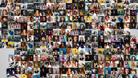 Videohive Folding Photo Animation