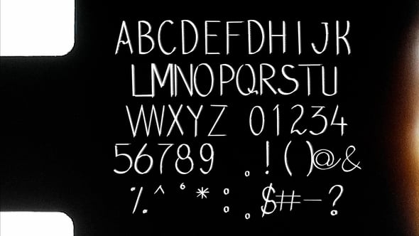 Videohive Drawn Typography