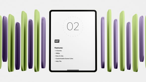 Videohive Tablet Pad Pro App Preview Screen Template