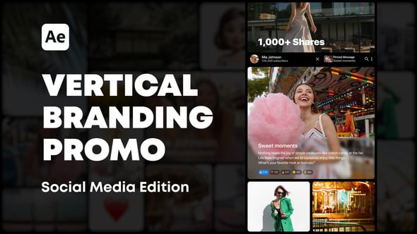 Videohive Vertical Social Media Branding Promo