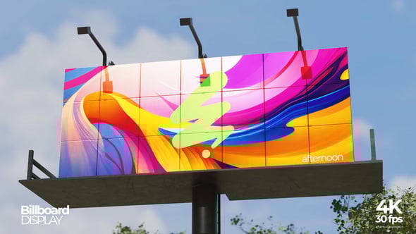 Videohive Outdoor Billboard Mockup