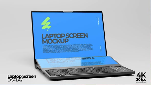 Videohive Laptop Screen Display