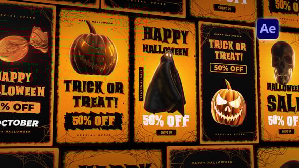 Videohive Halloween Mystery Stories